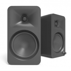 Kanto ORA4 140W Powered Reference Speakers with USB-C Input and Bluetooth - Black, Pair KO-ORA4MB-I