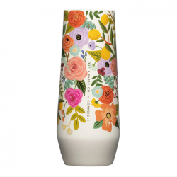 Corkcicle Stemless Flute - 207ml Rifle Paper - Garden Party Cream CK-RP2408GCGP