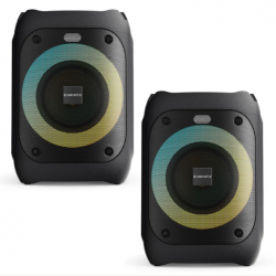 Majority PS100 - Bundled Party Speaker 40w Bluetooth Karaoke-DJ-Party-PA System - Black MY-1000002979-2P