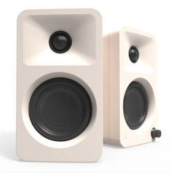 Kanto Limited Edition - Kanto ORA 100W Powered Reference Desktop Computer Speakers with Bluetooth 5.0 Matte Cream