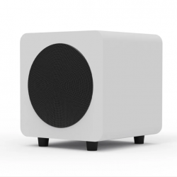 Kanto SUB6 200W 6" Sealed Powered Subwoofer, Matte White KO-SUB6VMW-I