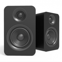 Kanto YU Passive 4" Speakers with 1" Silk Dome Tweeter and 4" Kevlar Woofer - Black, Pair KO-YUP4