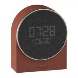Kreafunk Ivy Alarm Clock W/ Bluetooth Speaker - Terracotta KFEW23