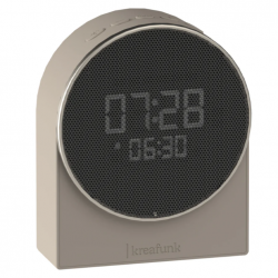 Kreafunk Ivy Alarm Clock W/ Bluetooth Speaker - Ivory Sand KFEW29