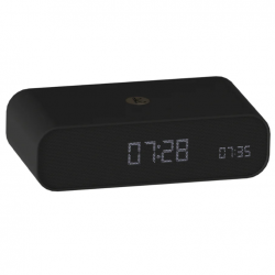 Kreafunk Wakie Alarm Clock Qi Charger + Bluetooth - Black KFKE192