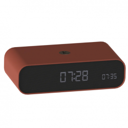 Kreafunk Wakie Alarm Clock Qi Charger + Bluetooth - Terracotta KFKE193
