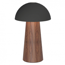 Kreafunk Bello Lamp, Portable And Rechargeable - Black Wood KFLS02