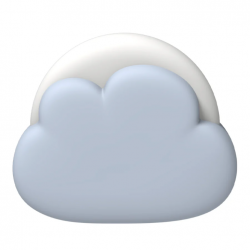 Kreafunk Kids Cloudy Lamp - Cloudy Blue KFKZH04