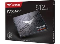 Team Group T-FORCE VULCAN Z 2.5" 512GB SATA III 3D NAND Internal Solid State Drive (SSD) T253TZ512G0C101 T253TZ512G0C101