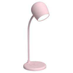 Kreafunk Ellie Lamp W/ Qi Charger And Bluetooth Speaker - Dusty Rose KFYEW3