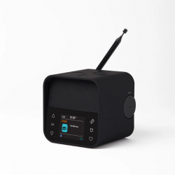 Lexon Oslo Dab & Fm Alarm Clock Radio / Bluetooth Speaker / Wireless Charger - Black LD-LA130N