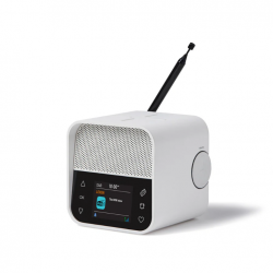 Lexon Oslo Dab & Fm Alarm Clock Radio / Bluetooth Speaker / Wireless Charger - White LD-LA130W
