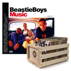 Universal Music Crosley Record Storage Crate & Beastie Boys - Beastie Boys Music - 2Lp Vinyl Album Bundle UM-728091-B