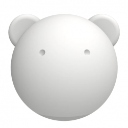 Kreafunk Kids Blob Lamp - White / Moon Grey KFKYI01