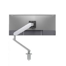 Atdec Ora High-Performance Monitor Arm F-Clamp - Up to 34" screens flat or curved 2-8kg, Silver AW-ORA-F-S