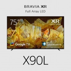 Sony Bravia X90L TV 75" Premium 4K (3840 x 2160), 100Hz, 17/7, 787-cd/m2, HDR10, HLG, Dolby Vision, XR Motion Clarity, XR TRILUMINOS PRO, Android TV FWD75X90L