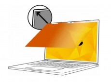 3M Gold Privacy Filter for 13.3" Laptop with 3M COMPLY Flip Attach, Adhesive Strips and Slide Mounts, 16:10 GF133W1B