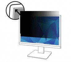 3M Privacy Filter for 23" Monitor with Adhesive Strips and Slide Mounts, 16:9 PF230W9B