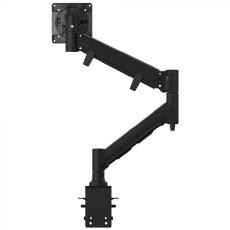 Atdec AWMS-HXB Fortis HD Dynamic Monitor Arm, 6-16kg (13lb-35lb) Flat Screens, 6kg-12kg (13lb-26.5lb) Curved Screens + F Clamp  Desk Fixing, Black AWMS-HXB-H-B-V