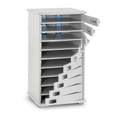 LapCabby Lyte 10 Multi Door | 10-Device Static AC Charging Locker for Laptops, Tablets & Chromebooks up to 15" - Horizontal LYTE10MD
