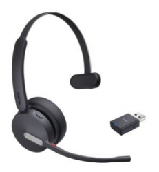 YEALINK HYBRID WIRELESS (WH64)MS MONO BLUETOOTH/DECT HEADS ET + WDD60 DECT DONGLE, NO BASE WH64-HYBRID-MONO-TEAMS