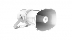 HIKVISION IP AUDIO QAZ1307G1T-E NETWORK HORN SPEAKER, 7W, POE, 121DB, 300HZ-13K HZ,2YR DS-QAZ1307G1T-E