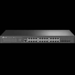 TP-LINK OMADA 24-PORT MANAGED GIGABIT L2+ SWITCH, 2.5G(24), SFP+(4), 5YR SG3428X-M2