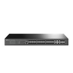 TP-LINK OMADA 24-PORT MANAGED GIGABIT L2+ SWITCH, SFP(20), GbE COMBO(4), SFP+(4), 5YR SG3428XF