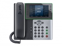 POLY HP POLY EDGE E500 IP PHONE, 5" COLOR IPS DISPLAY, 12-LINE KEYS, BLUETOOTH 82M94AA