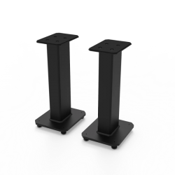 Kanto SX22 22" Tall Fillable Speaker Stands with Isolation Feet - Pair, Black KO-SX22