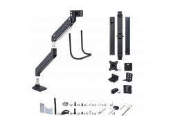 STARTECH CROSSBAR TRIPLE MONITOR DESK MOUNT - UP TO THREE 27" MONITORS, VESA, 5YR 3M1A3SG-MONITOR-ARM