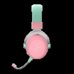 COOLERMAST CH351 WIRELESS GAMING HEADSET, MACARON EDITION, SUPPORT BLUETOOTH/2.4GHZ/WIRED, BUILT IN 3 CH-351-MC