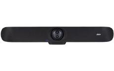 AVer VB350 4K Dual Lens PTZ Video Bar With a Hybrid 18X Zoom for Medium & Large Rooms, 14 Element Beamforming Mic, Auto Framing, Acoustic Barrier. AF-VB350