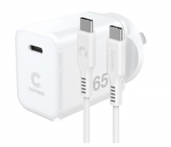 COMSOL 65W USB-C WALL CHARGER + 2M USB-C CABLE WCC651W