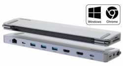 COMSOL DOCK, USB-C DUAL 4K, 90W, HDMI(2) USB-C(1) USB3.0(3), 2YR WTY CM24HDA
