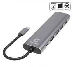 COMSOL USB-C TO 4K HDMI MULTIPORT ADAPTER, UP TO 90W USB-C POWER DELIVERY CMMP08