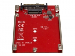 STARTECH.COM M.2 TO U.2 ADAPTER, FOR M.2 PCIE NVMe SSD, 2YR (U2M2E125)