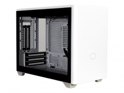 COOLERMASTER NR200P WHITE, MINI-ITX, TEMPERED GLASS SIDE PANEL, 2X 120MM FAN, SUPPORTS AI MCB-NR200P-WGNN-S00