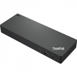 Lenovo ThinkPad Universal Thunderbolt 4 Dock Quad Display 1x HDMI 2.1, 2x DP 1.4, 1x ThunderBolt, 4x USB A, 1x USB C, 1x Gigabit Ethernet, 1x 3.5mm 40B00135AU