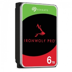 Seagate IronWolf Pro, NAS, Internal 3.5" HDD, 6TB, SATA 6Gb/s, 7200RPM, 256MB Cache, Limited 5 Year Warranty ST6000NT001