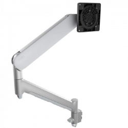 Atdec AWM-ADC Dynamic Monitor Arm with Clamp / 8kg (17.6lb) Flat and Curved Screen, Silver AWM-ADTC-S