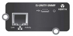 Vertiv Liebert IS-UNITY-SNMP IntelliSlot Network Card UPS Management Adapter IS-UNITY-SNMP