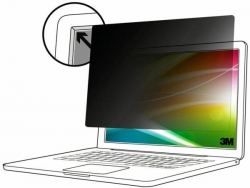 3M Bright Screen Privacy Filter for 14" Full Screen Laptop with 3M COMPLY Adhesive Strips, 16:9 BP140W9E