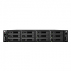 Synology RackStation RS3621XS+ 12-Bay 3.5" Diskless 4xGbE NAS ,Intel Xeon D-1541,2.1GHz, 8GB DDR4 RAM, 2xUSB3.2,  Synology Compatible drives only. RS3621XS+
