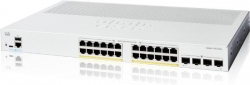 Cisco Catalyst 1200, 24-Port Managed Switch with 24 Gigabit Ethernet PoE+ with 195W Power Budget and 4 SFP Ports C1200-24P-4G