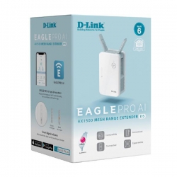 D-link EAGLE PRO AI AX1500 Mesh Wi-Fi Range Extender E15