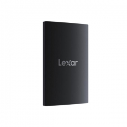 Lexar SL500 Portable SSD 2TB, with magnetic assembly for attaching to smartphones or camera with MagSafe. 5 year Wty, Black LSL500M002T-RNBNG