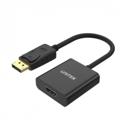 Unitek DisplayPort to HDMI 1080P Full HD Adapter, Black Y-5118DA