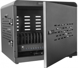Shintaro 16 ports USB-C charging cabinet 1000W for NoteBooks and other Devices up to 16" - Black SH-MDUC-C16S