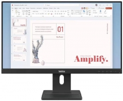 Lenovo ThinkVision E24-40 -64BAMAR1AU- 23.8" WLED IPS FHD (16:9), HDMI, DP, VGA, PIVOT, H/ADJ, SPKR, 3YR (Replaces 63EDMAR2AU) 64BAMAR1AU